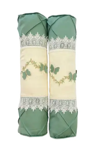 [DH2408BDFU1006] Bolster Pillow Cover 2 Pcs