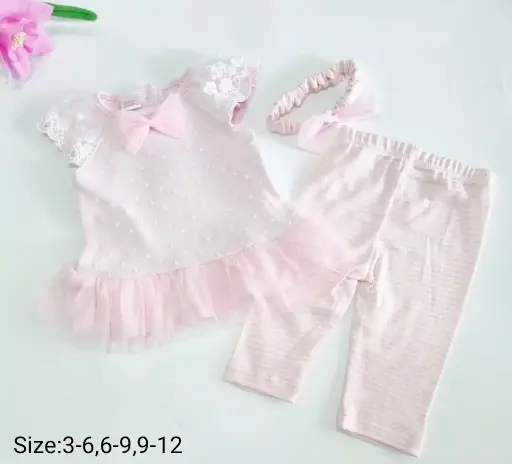 [DH2409WEI3009] Girl Dress Set Long